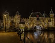 Koppelpoort  (c) Henk Melenhorst : Amersfoort, Koppelpoort, nachtfotografie, avondfotografie