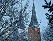 Bergkerk  (c) Henk Melenhorst : Bergkwartier, sneeuw, winter, Bergkerk, Deventer