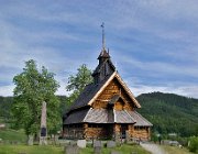 Eidsborg Stavkirke  (c) Henk Melenhorst : Noorwege, stavkirke, Eidsborg