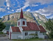 Undredal Stavkirke  (c) Henk Melenhorst : Noorwege, stavkirke, Undredal